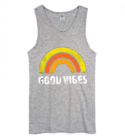 Good Vibes Sleeveless Rainbow Tanktop