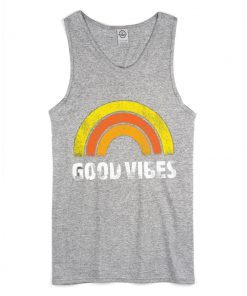 Good Vibes Sleeveless Rainbow Tanktop