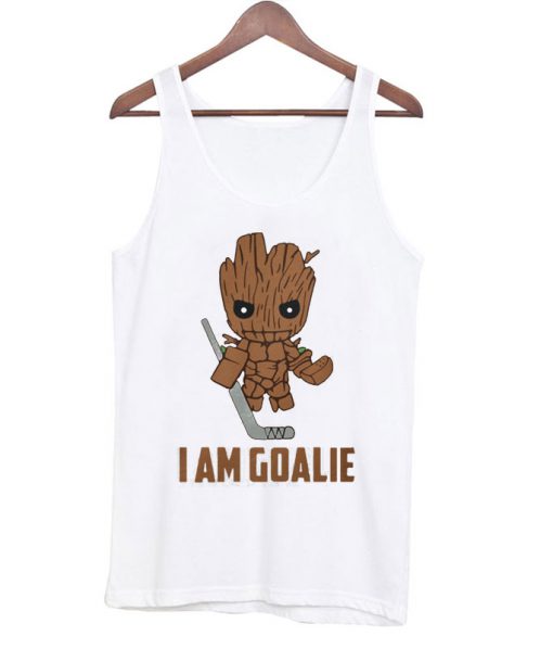 Groot Hockey I am Goalie Tanktop