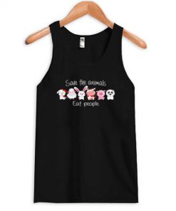Save The Animals Eat People Tank top