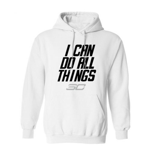 Stephen Curry I Can Do All Things Logo Warriors Zip-up Hoodie