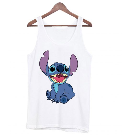 Stitch White Tank-top