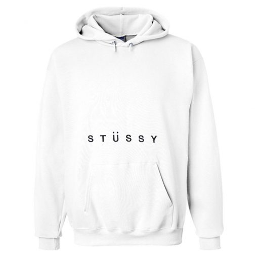 Stussy Logo Print Hoodie
