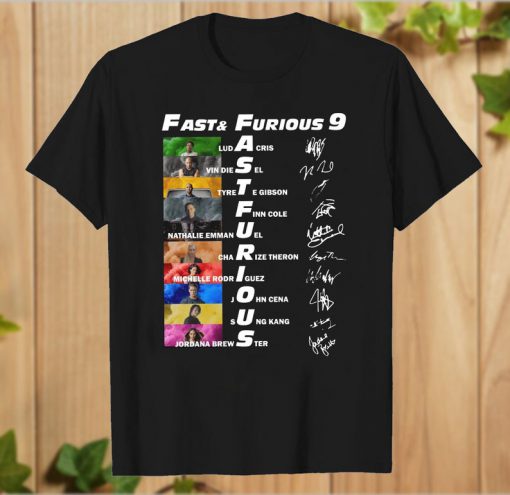 19 Years of Fast and Furious 2001 2020 Movies T-Shirt PU27