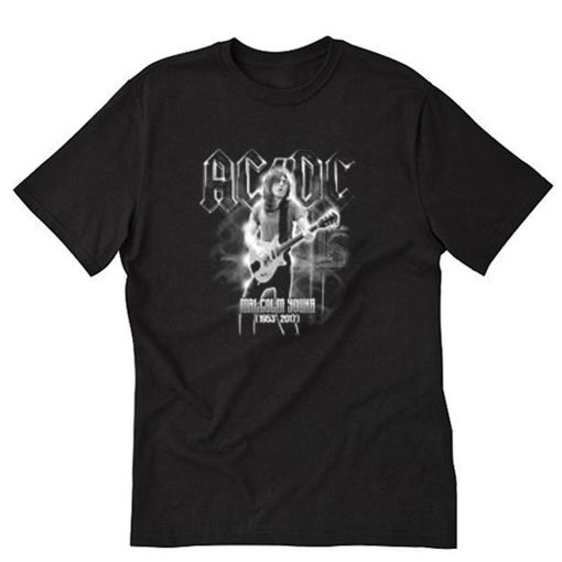 ACDC Malcolm Young tribute RIP T-Shirt PU27