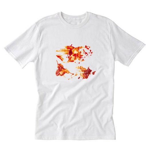 Barbecue Stains on My White T Shirt PU27