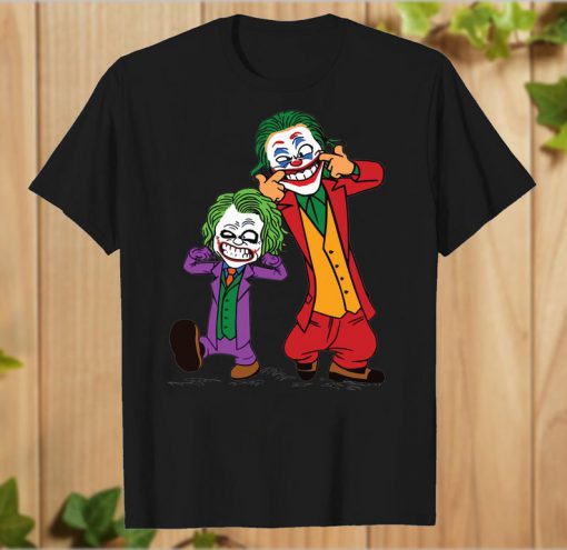 Double Joker Calvin and Hobbes Put On A Happy Face Joaquin T-Shirt PU27