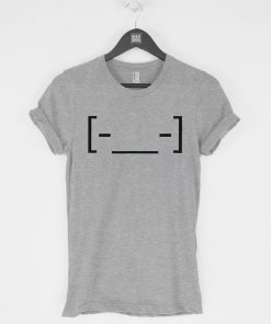 Emoji Emoticon Smiley [-__-] T-Shirt PU27