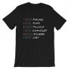 Friends Be Like Name Roll Call T-Shirt PU27