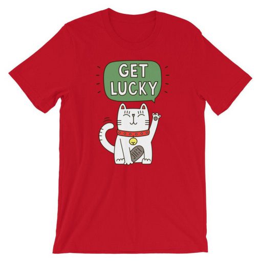 Get Lucky Maneki Cat T-Shirt PU27