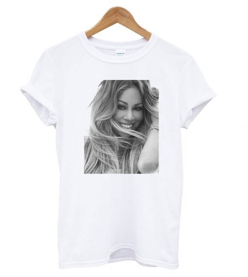 Greyscale Close Up – Mariah Carey T shirt PU27