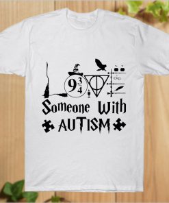 Harry Potter love someone with Autism Deathly Hallows Symbol T-Shirt PU27