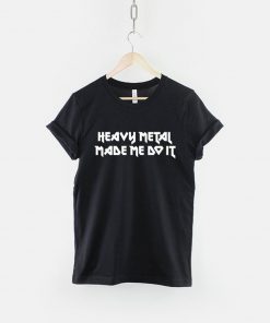 Heavy Metal Font T-Shirt PU27