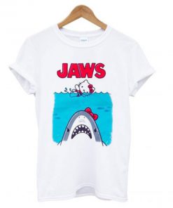 Hello Kitty Jaws Parody T shirt PU27