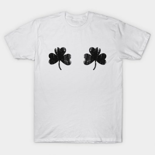 Irish Shamrock Boobs Saint St.Patrick's T-Shirt PU27