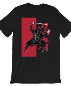 Japanese Ninja With Ninjatō Sword T-Shirt PU27