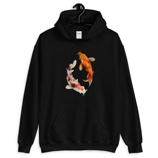 Koi Fish Yin Yang Hoodie PU27