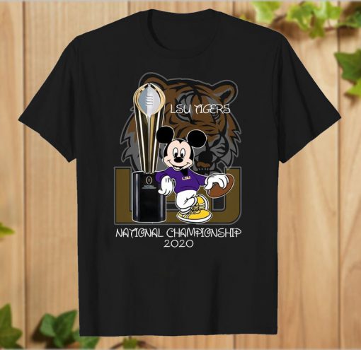 Mickey Mouse LSU Tigers National Championship T-Shirt U27