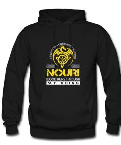 NOURI - Blood Runs Through My Veins Hoodie PU27