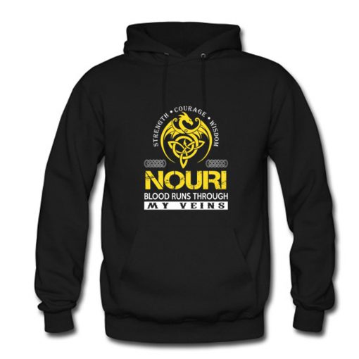 NOURI - Blood Runs Through My Veins Hoodie PU27