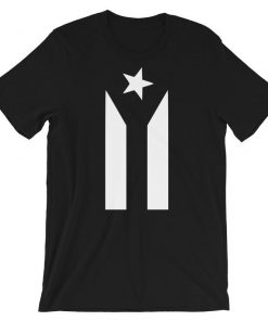 Puerto Rico Black Flag T-Shirt PU27