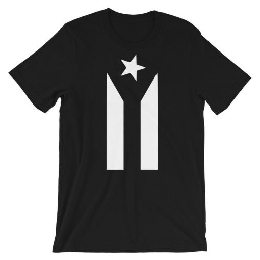 Puerto Rico Black Flag T-Shirt PU27