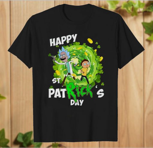 Rick And Morty Happy St Patrick’s Day T-Shirt PU27