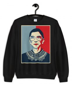 Ruth Bader Ginsburg Portrait Sweatshirt PU27