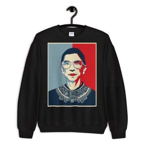 Ruth Bader Ginsburg Portrait Sweatshirt PU27