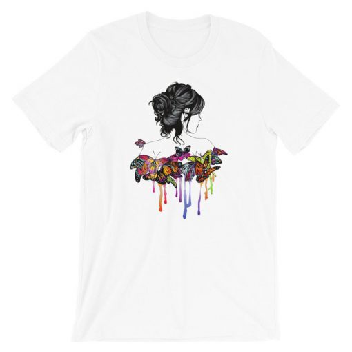 She Is Made Of Butterflies T-Shirt PU27