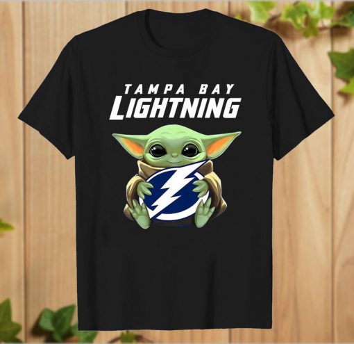 Tampa Bay Lightning Baby Yoda T-Shirt PU27