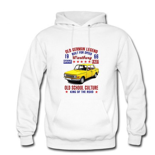 VINTAGE GERMAN CAR WARTBURG 353 Hoodie PU27