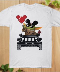 Vacay mode Baby Yoda Mickey Balloon Jeep T-Shirt PU27