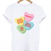 Xanarchy candy Heart Pink T-Shirt PU27