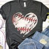 Baseball heart T-Shirt PU27