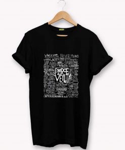 Fan Art Pierce The Veil Song Lyric black T-Shirt PU27