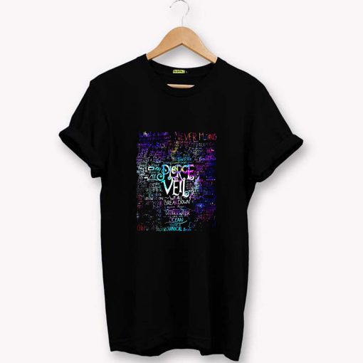 Fan Art Pierce The Veil Song Lyric galaxy T-Shirt PU27