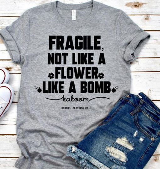 Flower Like A Bomb T-Shirt PU27