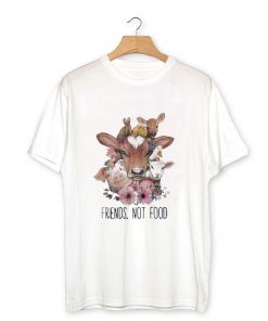 Vegan Friends not Food T shirt PU27