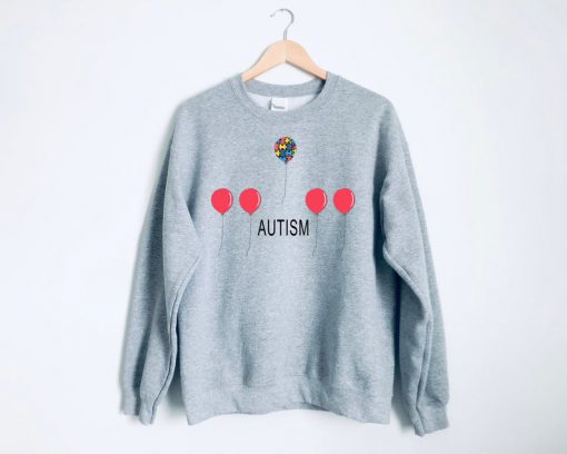 autism balloons Sweatshirt PU27