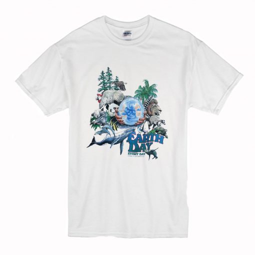 1990 Earth Day National Wildlife T-Shirt PU27