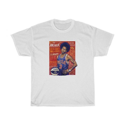 Allen Iverson Philly 76ers Slam T-Shirt PU27