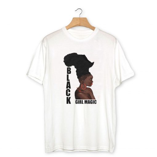 Black Girl Magic With Cornrow Africa Hair T-Shirt PU27