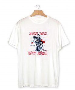 Classic Unworn Retro '90s Marion Barry PARTY ANIMAL T-Shirt PU27