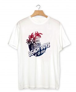 Deadstock Original 80s BEACH BOYS July 4th T-Shirt PU27
