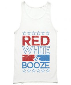 Red White and Booze Tank Top PU27