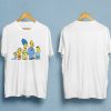 The Simpsons Family Portrait 1987 Retro T-Shirt PU27