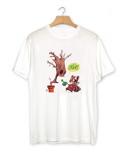 root and rocket racoon T-Shirt PU27