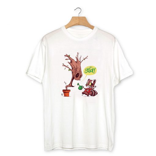 root and rocket racoon T-Shirt PU27