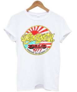 Aerosmith Boston To Budokan 1977 T-shirt PU27